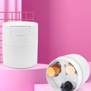 1 Pc White Eyelash Glue Storage Container Adhesive Sealed Jar Glue Organizer Box Lash Extension Tool