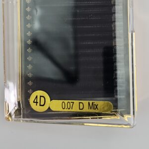 4D W Mix 8-15mm 0.07 D 20-lines Eyelash Extension