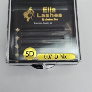 5D W Mix 6-7mm 0.07 D 4-lines Eyelash Extension